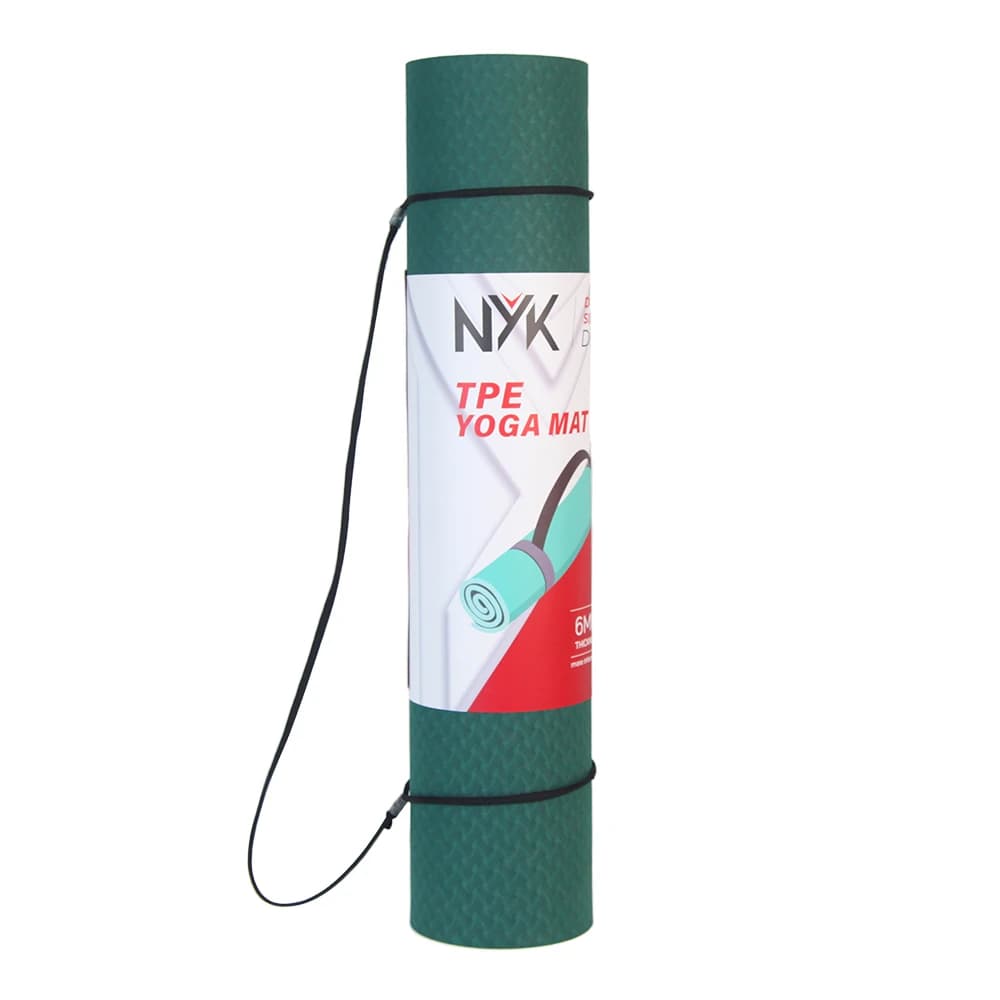 مت یوگا سبز NYK مدل 13003 TPE ضخامت 6 میلی متر — تصویر ۳
