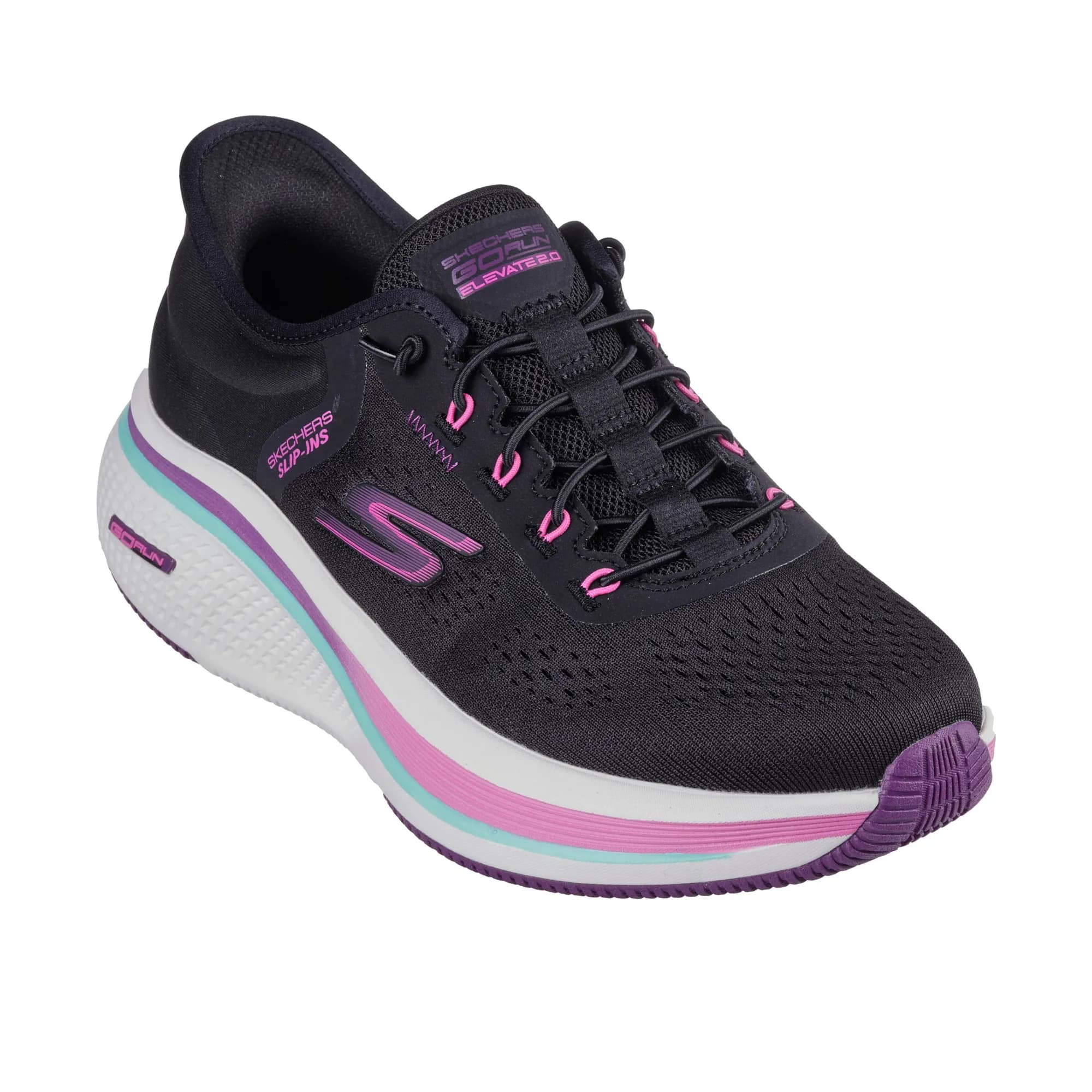 کفش زنانه اسکچرز مدل 129006 BKPK Slip-ins: Go Run Elevate 2.0 – Banyan — تصویر ۶