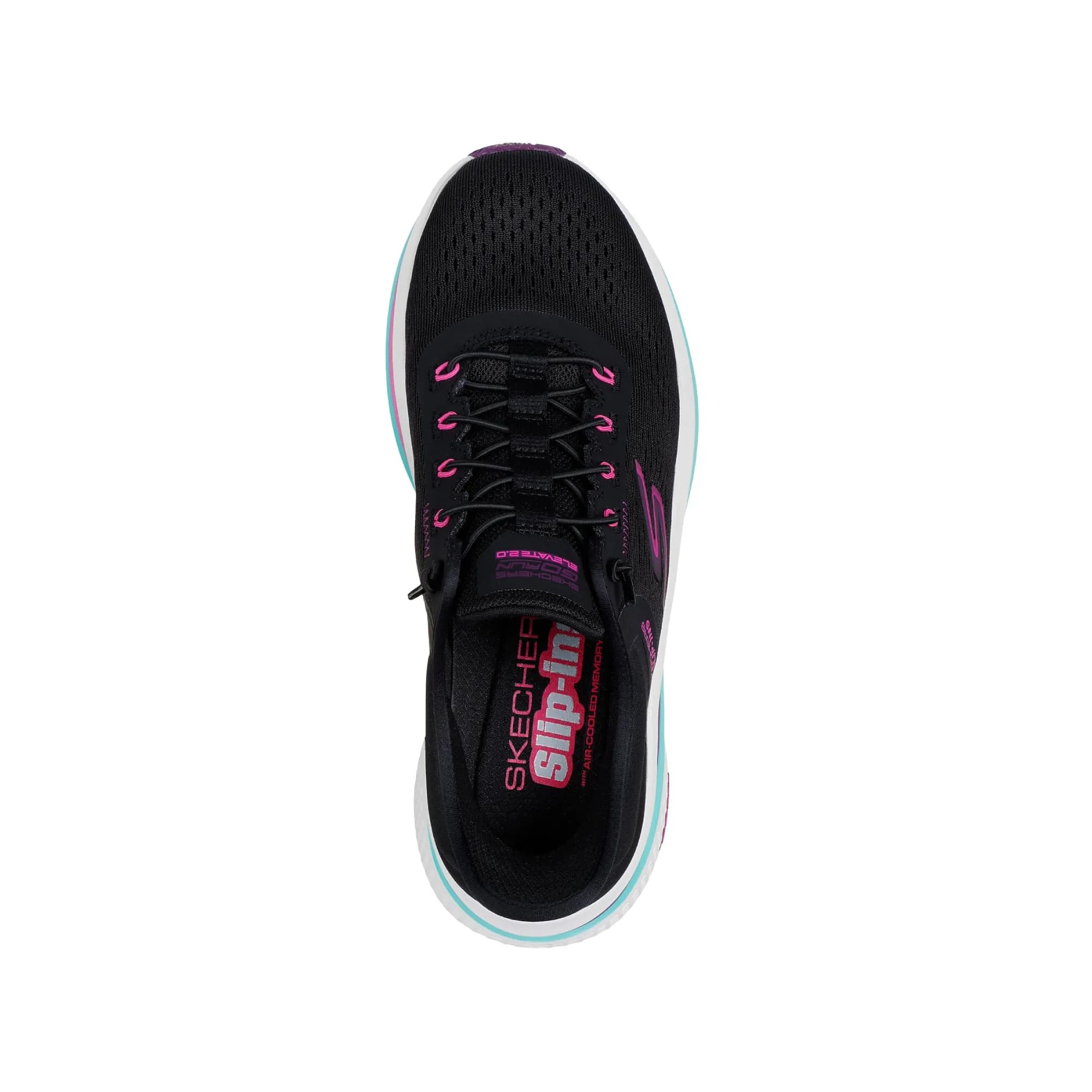 کفش زنانه اسکچرز مدل 129006 BKPK Slip-ins: Go Run Elevate 2.0 – Banyan — تصویر ۴