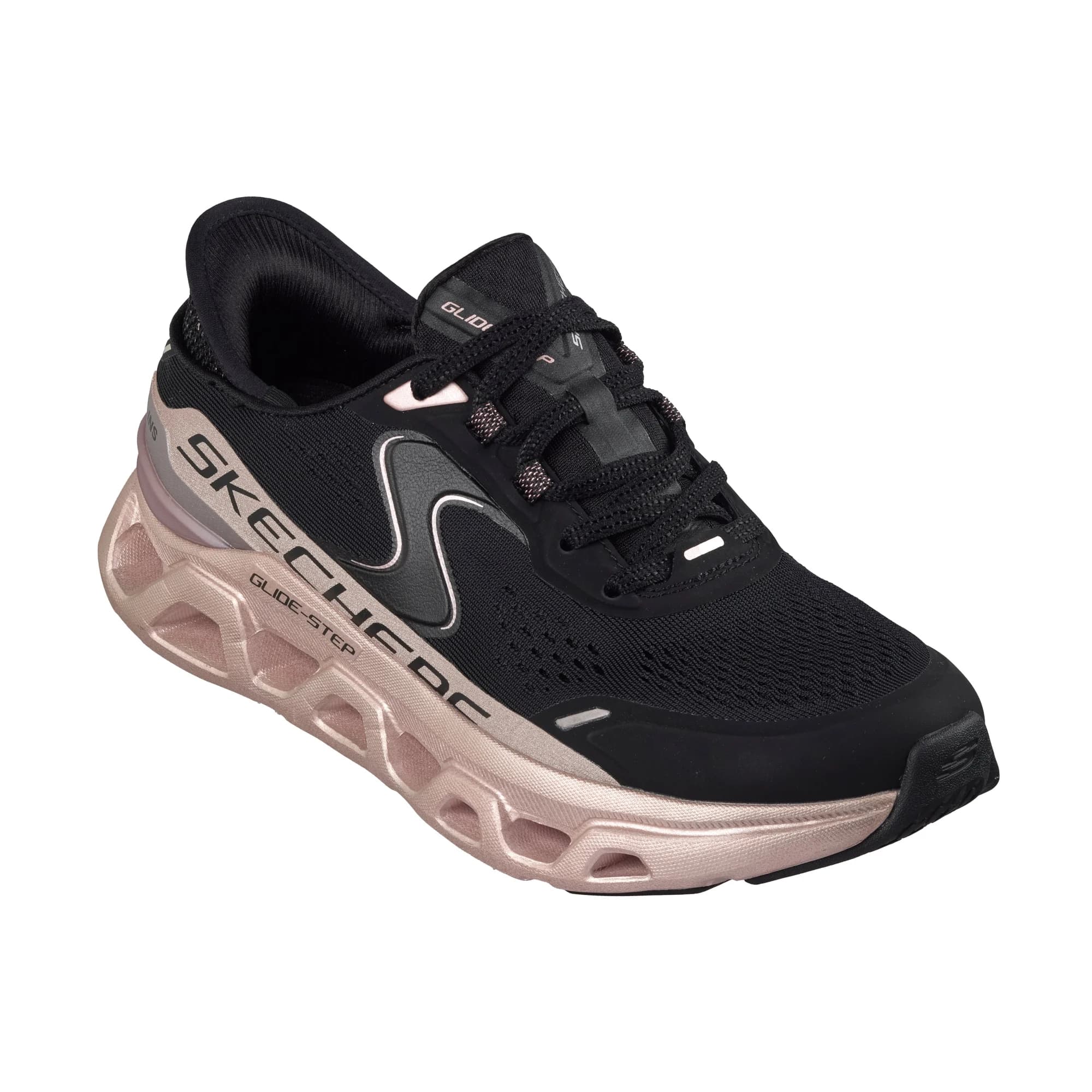 کفش زنانه اسکچرز مدل 150514 BKRG Slip-Ins: Glide-Step Altus – Starlight Shine