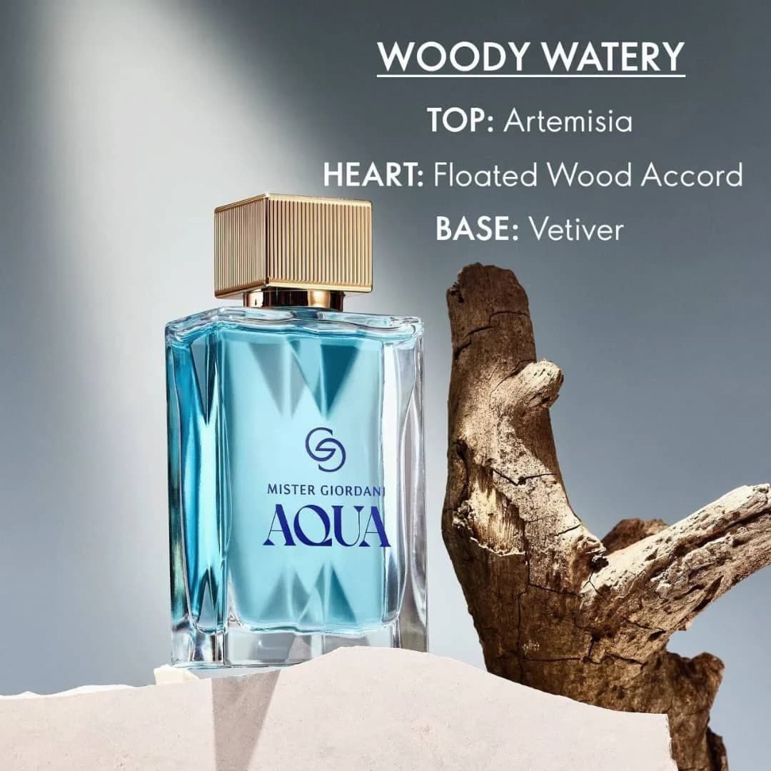 عطر مردانه میستر جوردانی آکوآ اوریفلیم Mister Giordani Aqua Eau de Toilette — تصویر ۹