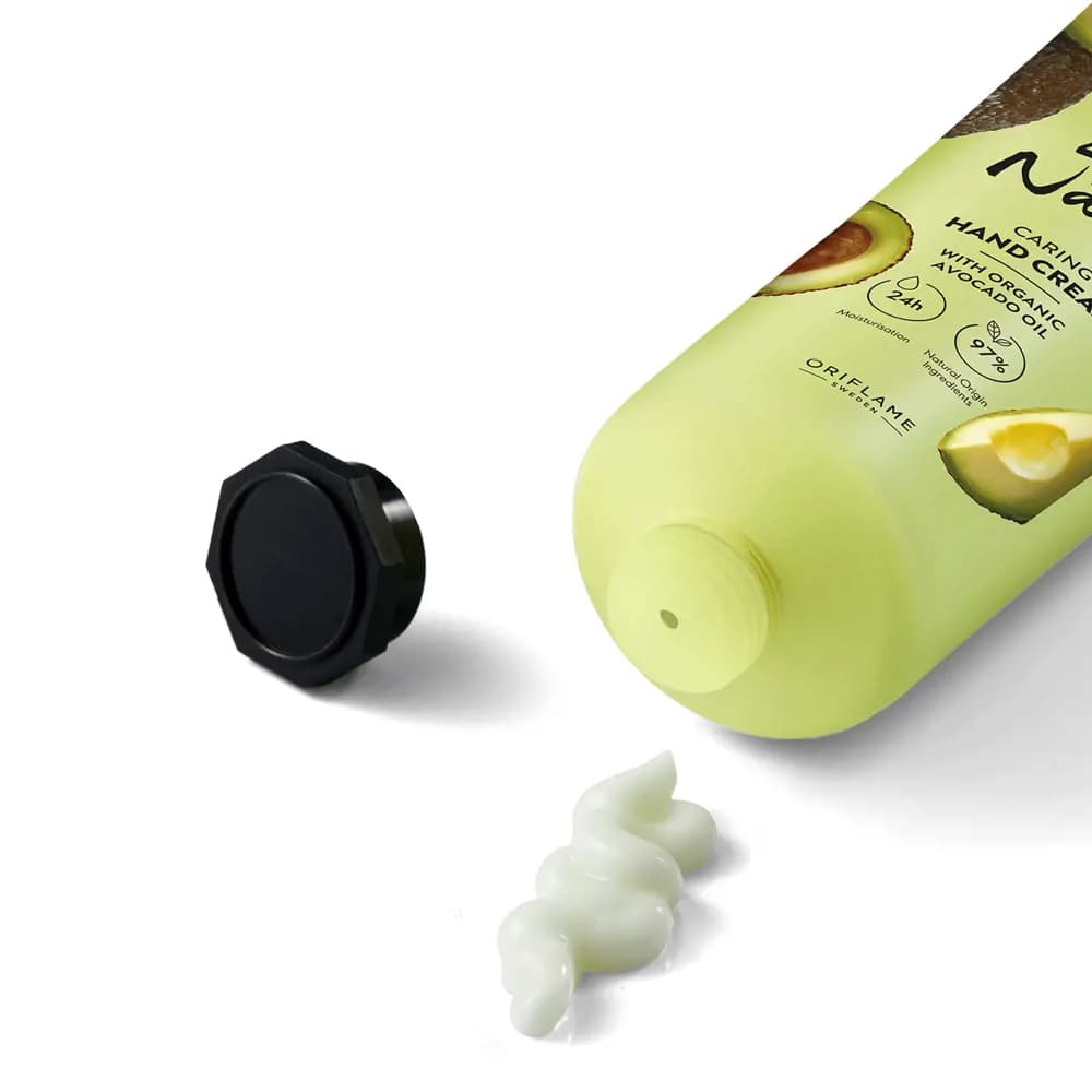 کرم محافظت کننده دست و ناخن آوکادو لاونیچر اوریفلیم Love Nature Caring Hand Cream With Organic Avocado Oil — تصویر ۳
