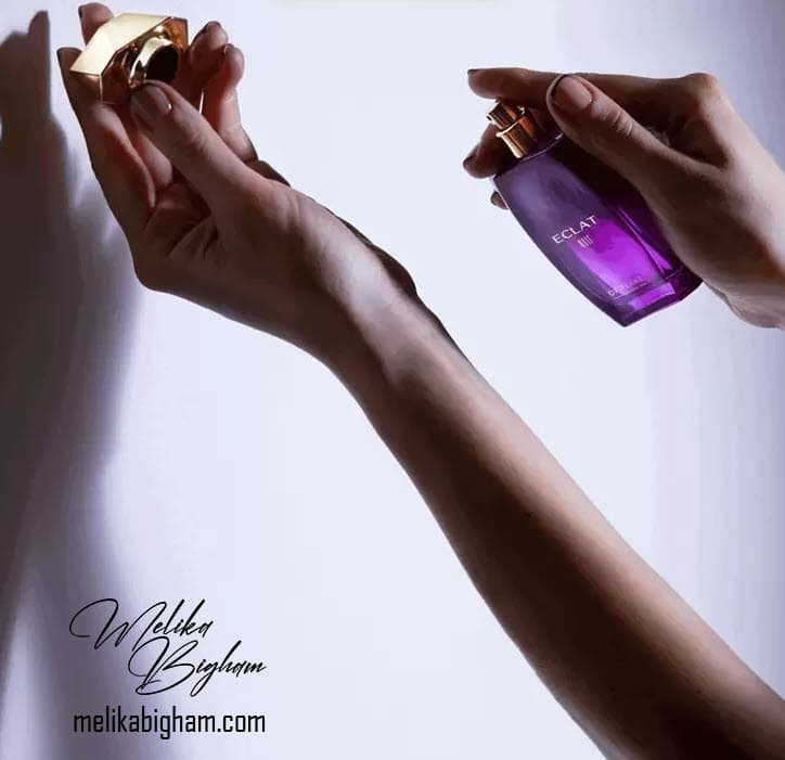 ادوپرفیوم زنانه اکلت نوت بنفش اوریفلیم ECLAT Nuit Eau de Parfum for her — تصویر ۶