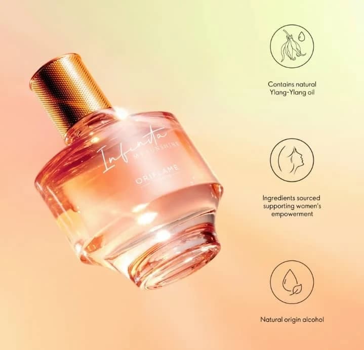 ادوپرفیوم زنانه اینفینیتا مای سان شاین اوریفلیم Infinita My Sun Shine Eau De Parfum — تصویر ۶