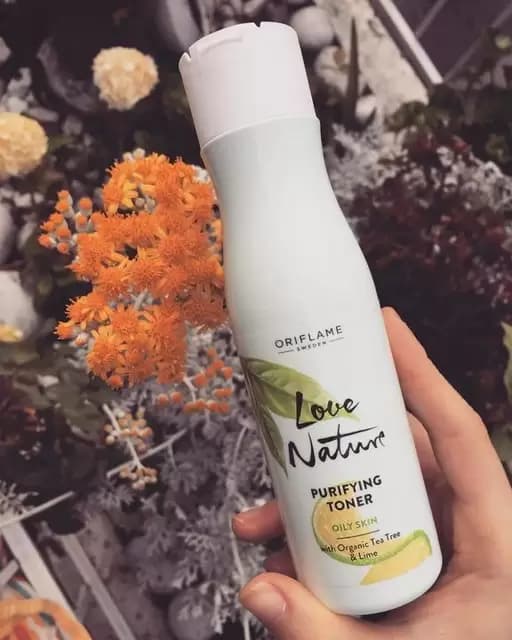 تونر پاکسازی کننده پوست چرب تیتری لاونیچر اوریفلیم Love Nature Tea Tree Face Toner — تصویر ۳