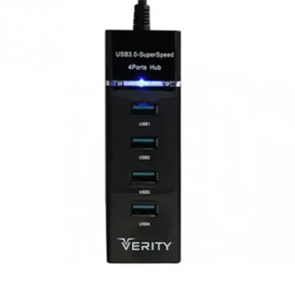 هاب 4پورت Verity H402 USB3.0 — تصویر ۴