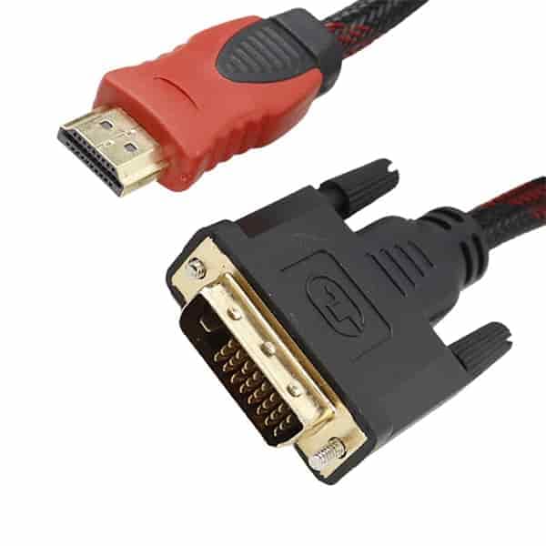 کابل HDMI To DVI Orange 1.5m — تصویر ۳