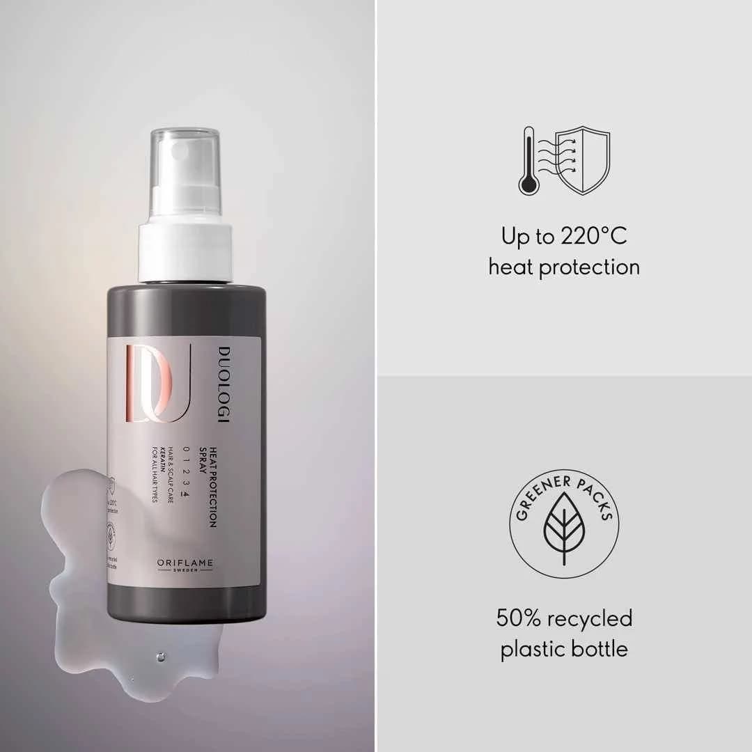 اسپری محافظت از گرما دوئولوژی اوریفلیم DUOLOGI Heat Protect Spray — تصویر ۷