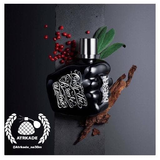 فروش ادکلن بدون جعبه دیزل اونلی بریو تاتو-مشتی مشکی 125 میل | Diesel Only The Brave Tattoo
