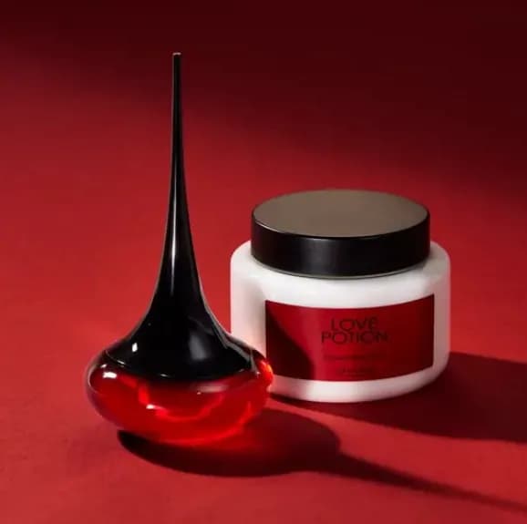 کرم بدن عطری لاوپوشن قرمز — Love Potion Red Perfumed Body Cream — تصویر ۴