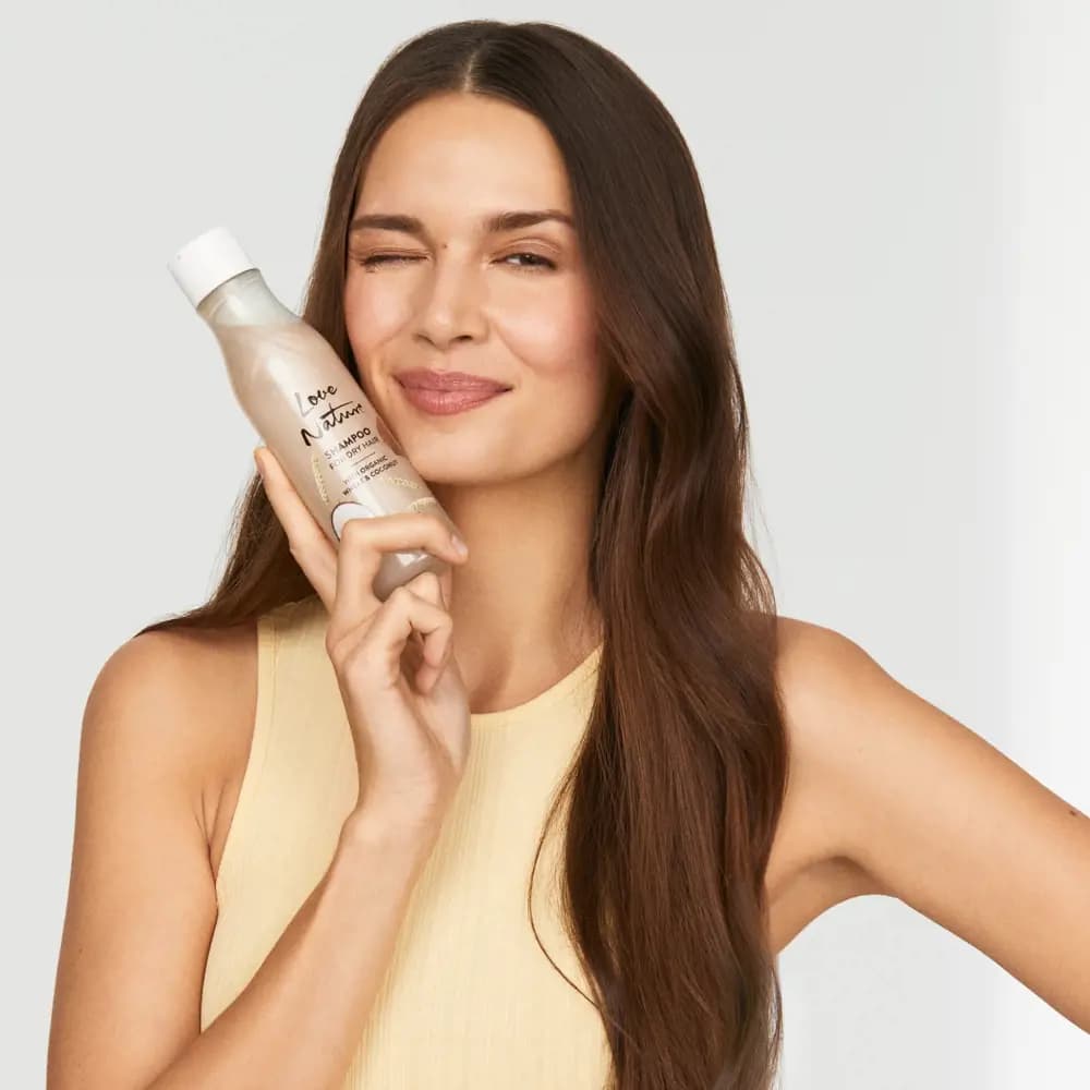 شامپو گندم و نارگیل لاونیچر اوریفلیم LOVE NATURE Shampoo for Dry Hair — تصویر ۸