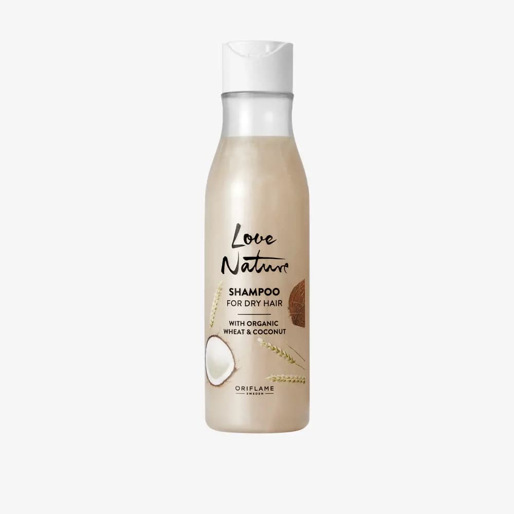 شامپو گندم و نارگیل لاونیچر اوریفلیم LOVE NATURE Shampoo for Dry Hair