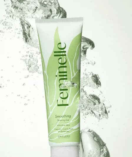 ژل اصلاح صاف‌کننده با آلوئه‌ورا فمینله اوریفلیم Feminelle Smoothing Shaving Gel with Aloe Vera — تصویر ۵