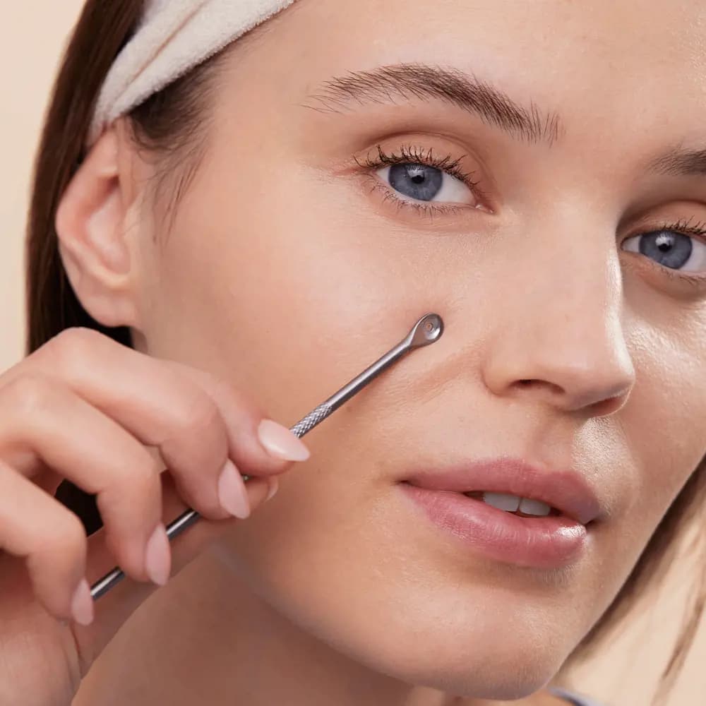 قلم از بینبرنده جوش و سرسیاه دو سر Double-Ended Blackhead Remover — تصویر ۷