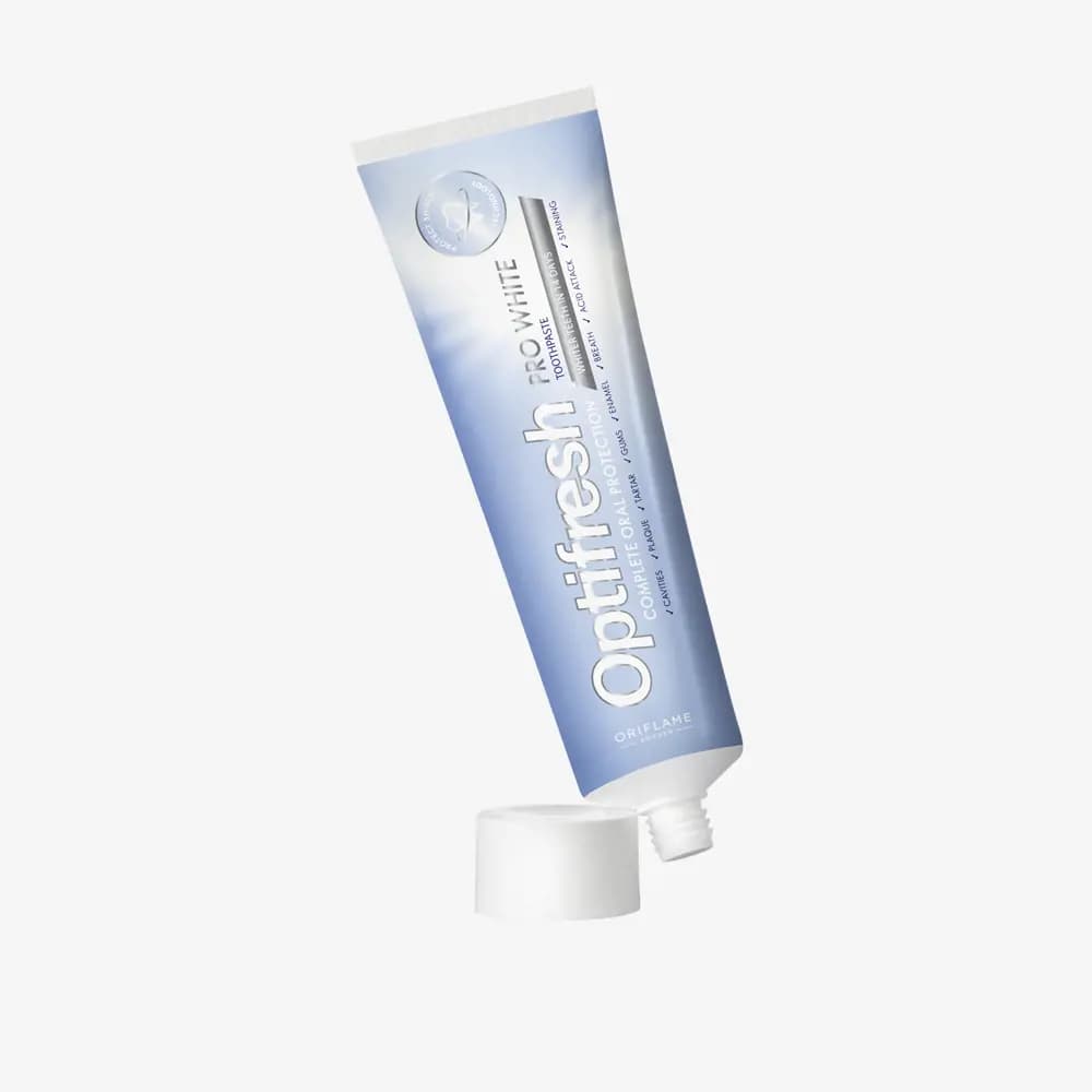 خمیر دندان سفید کننده اپتیفرش پرو وایت اوریفلیم OPTIFRESH Pro White Toothpaste — تصویر ۶
