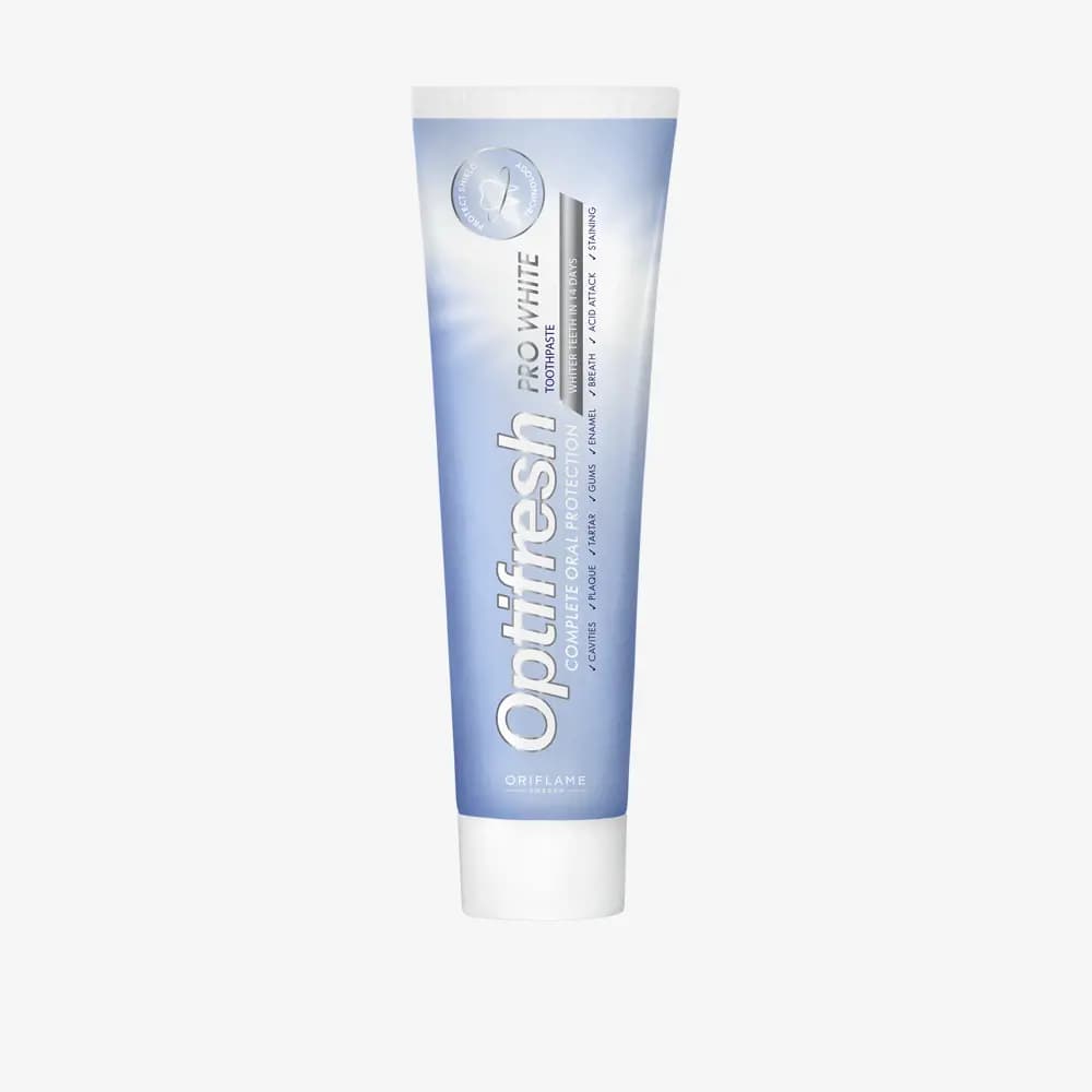 خمیر دندان سفید کننده اپتی‌فرش پرو وایت اوریفلیم OPTIFRESH Pro White Toothpaste