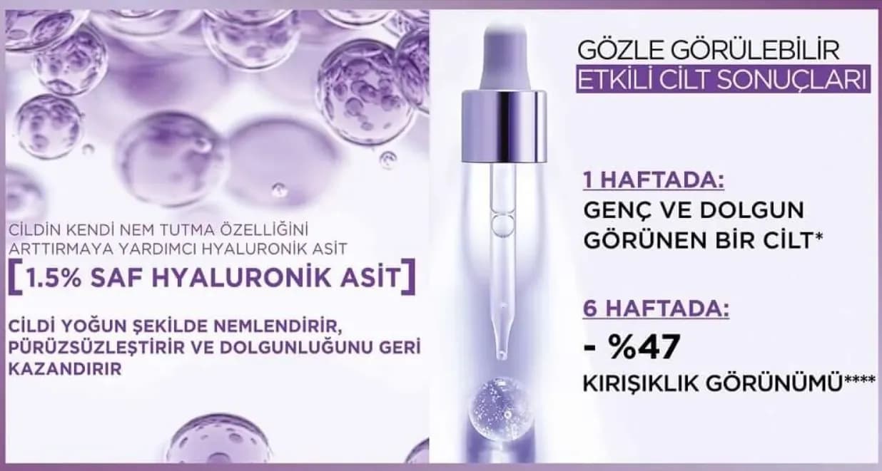 سرم روتالیفت فیلر لورال L’Oreal Paris Revitalift Filler Yaşlanma Karşıtı Serum — تصویر ۱۲