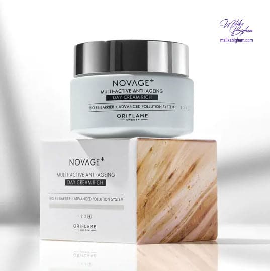 کرم روز ریچ ضد پیری مولتی اکتیو نوایج پلاس اوریفلیم Multi-Active Anti-Ageing Day Cream Rich — تصویر ۳
