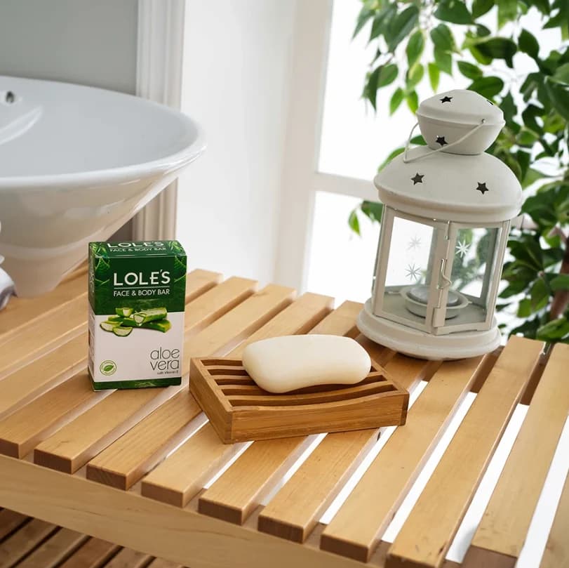 صابون گیاهی آلوئه‌ورا لولز – Lole’s Aloe Vera Body Care Soap — تصویر ۸