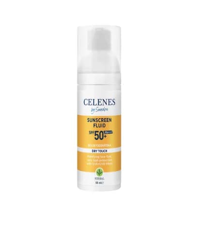 ضدآفتاب فلویید سلنس SPF 50+CELENES by Sweden Sunscreen Fluid — تصویر ۲