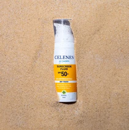 ضدآفتاب فلویید سلنس SPF 50+CELENES by Sweden Sunscreen Fluid — تصویر ۶