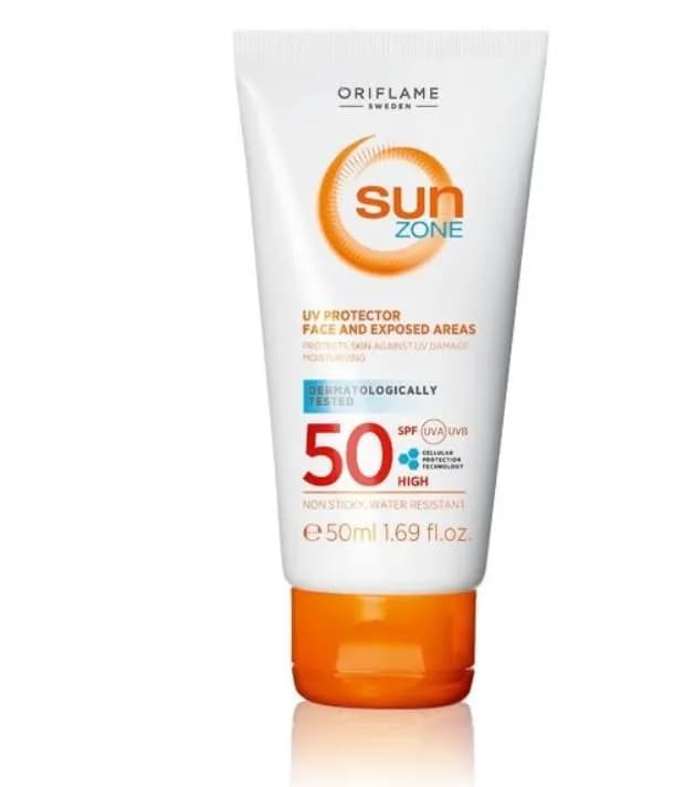 ضدآفتاب UV سان زون اوریفلیم Sun Zone UV Protector Face and Exposed Areas SPF50 HIGH — تصویر ۵