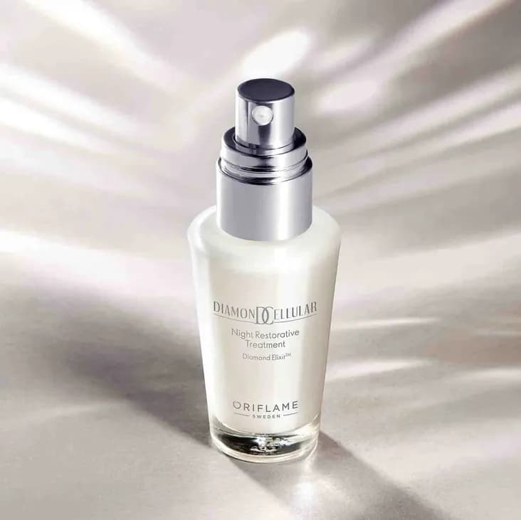 کرم شب ترمیم کننده دایموند سلولار اوریفلیم DIAMOND CELLULAR Night Restorative Treatment — تصویر ۳