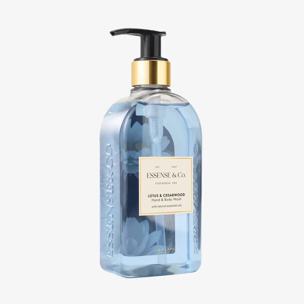 صابون مایع لوکس اسنس نیلوفر آبی و چوب سدار اوریفلیم Essense&Co. Lotus & Cedarwood Hand & Body Wash — تصویر ۹