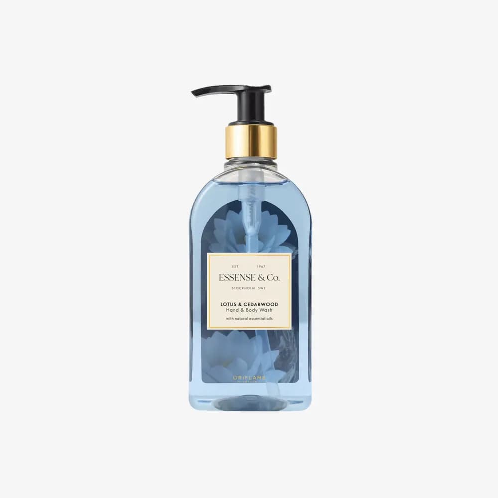 صابون مایع لوکس اسنس نیلوفر آبی و چوب سدار اوریفلیم Essense&Co. Lotus & Cedarwood Hand & Body Wash