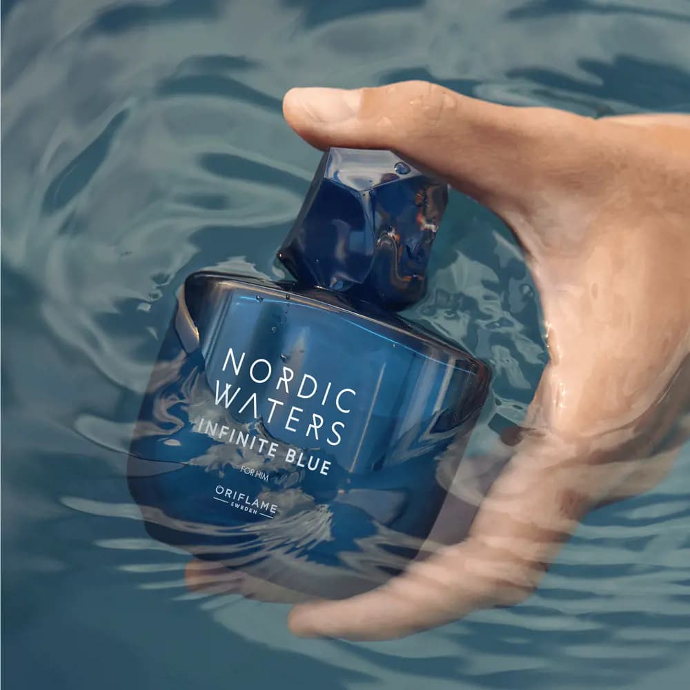 پرفیوم مردانه نوردیک واترز اینفینیت بلو اوریفلیم Nordic Waters Infinite Blue for Him Eau de Parfum — تصویر ۶