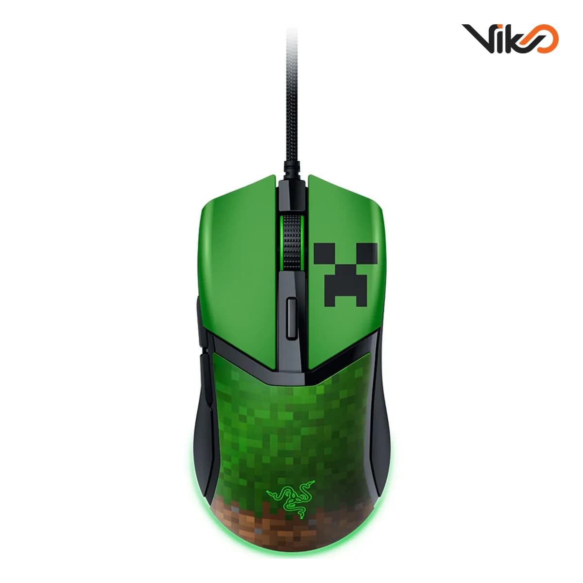 ماوس گیمینگ ریزر مدل COBRA Minecraft Edition