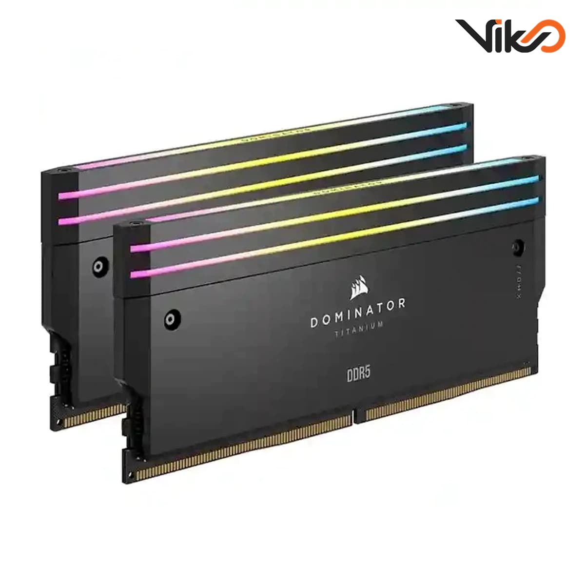 رم کامپیوتر DDR5 دو کاناله 6600 مگاهرتز CL32 کورسیر مدل DOMINATOR TITANIUM RGB ظرفیت 64 گیگابایت — تصویر ۳