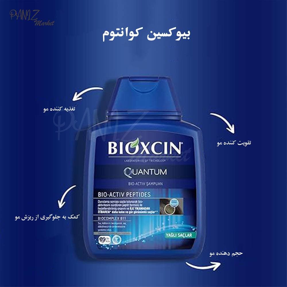 شامپو ضد ریزش بیوکسین BIOXCIN مدل Quantum(300 میل) — تصویر ۹