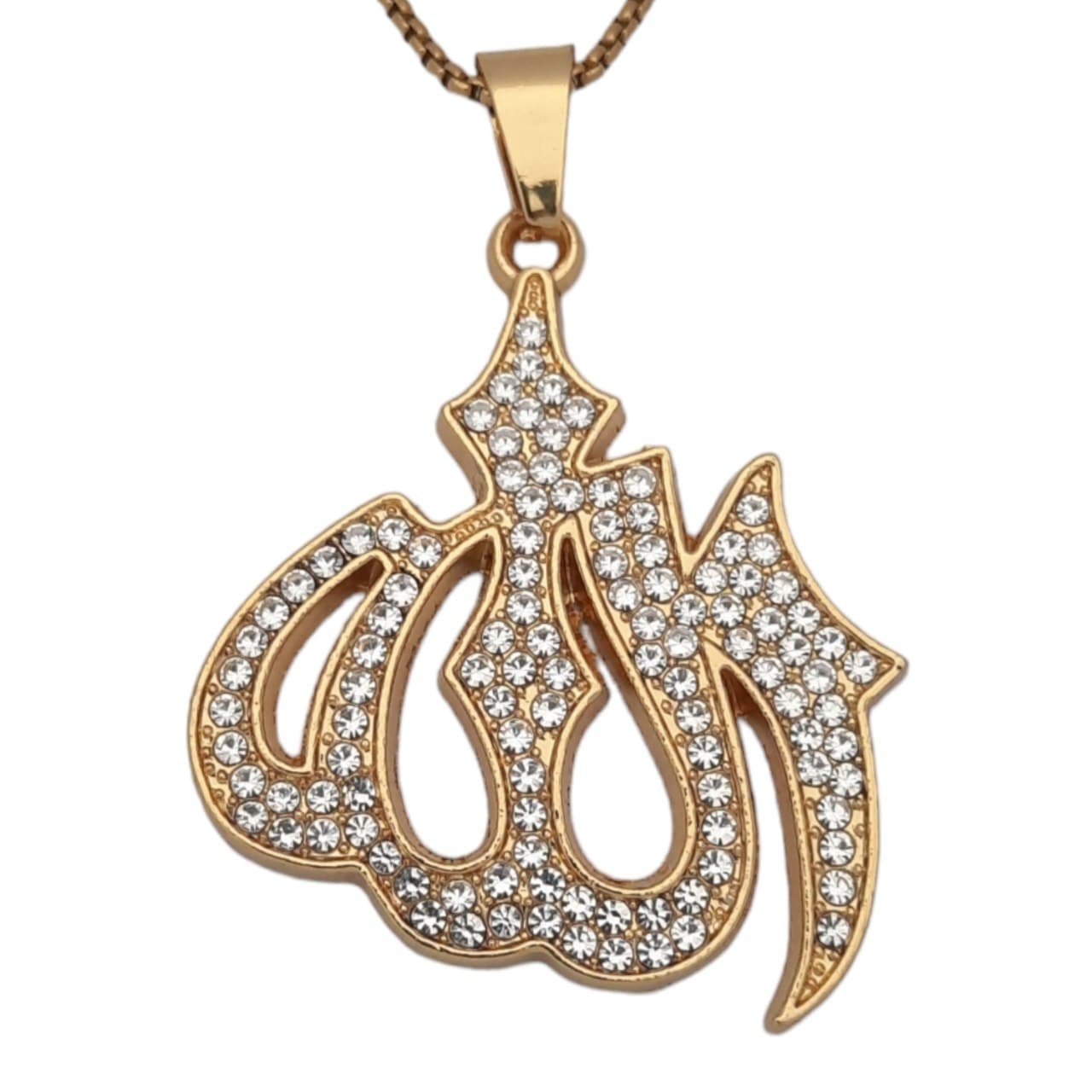 گردنبند الله نگین دار کد sp332