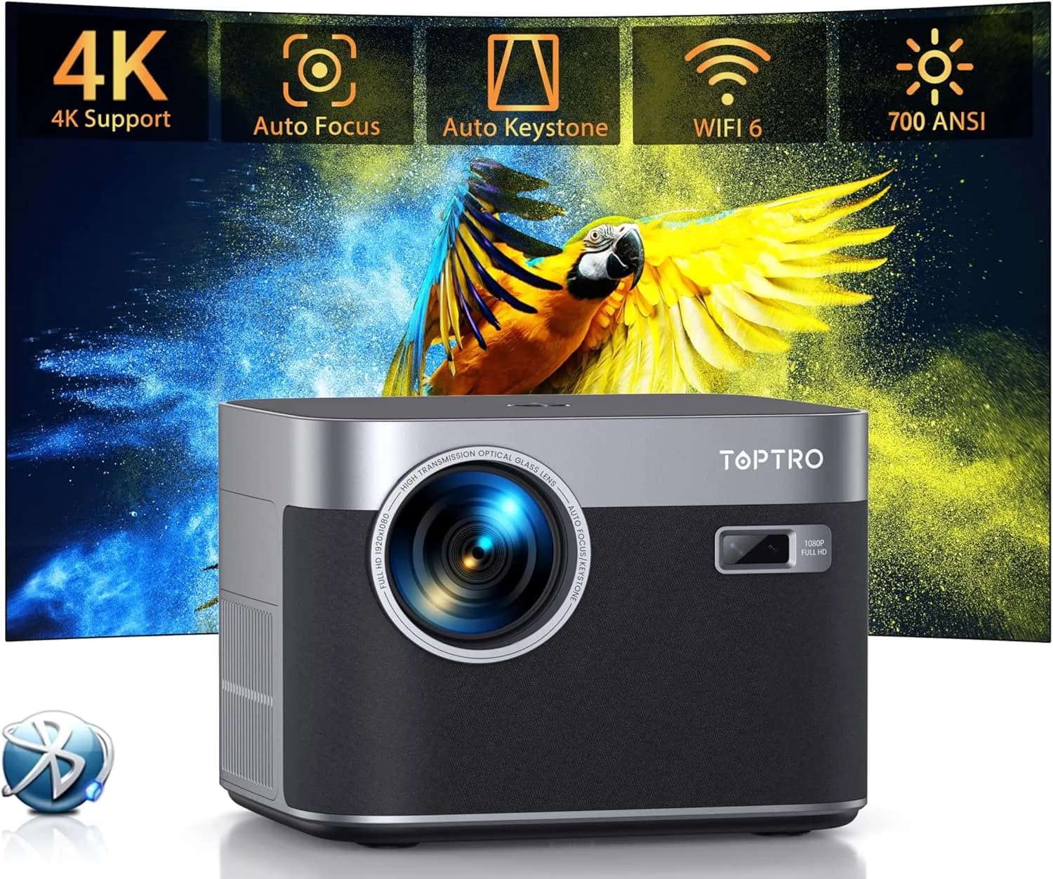 ویدیو پروژکتور اسمارت برند TOPTRO مدل X7