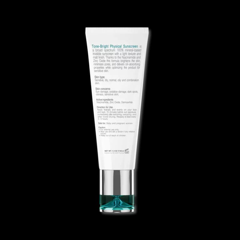 ضد آفتاب فیزیکال بی رنگ برایت مکس مدل Tone Bright با SPF 50 حجم 40 میلی لیتر — تصویر ۷