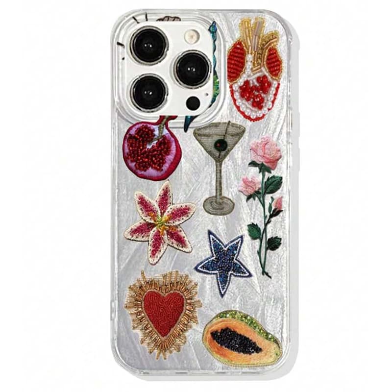کاور صدفی برند Fashion Case طرح میوه مناسب برای iPhone 13 ProMax