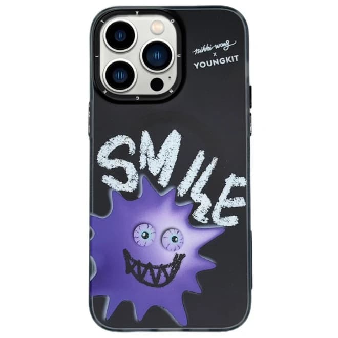 کاور YOUNGKIT مدل Smile Purple Magsafe مناسب برای Apple iPhone 15 — تصویر ۷