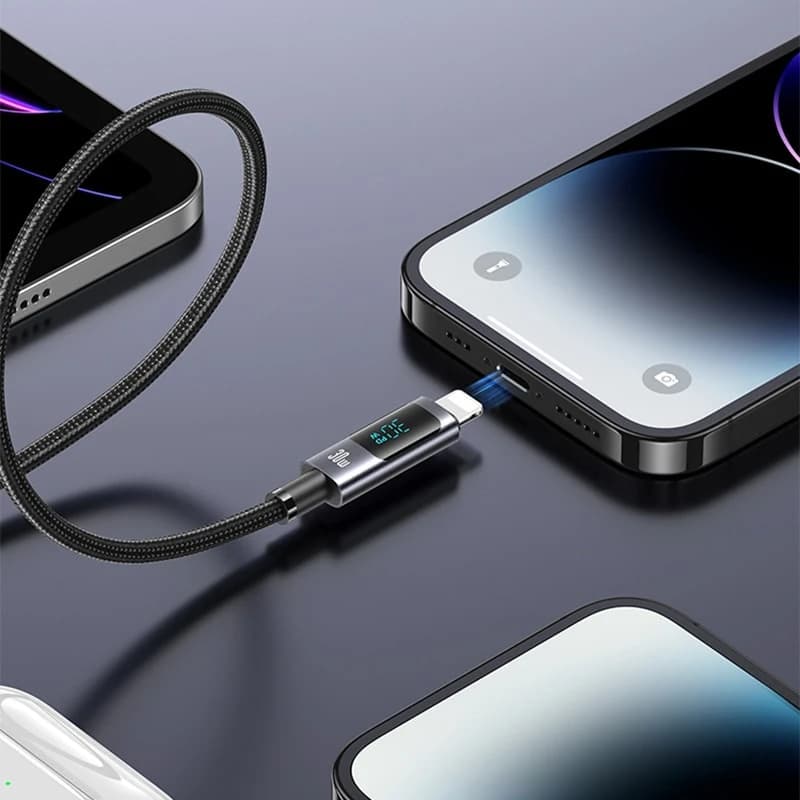 کابل تبدیل 30 وات USB-C به لایتنینگ یوسمز مدل SJ672 طول 1.2 متر — تصویر ۱۰