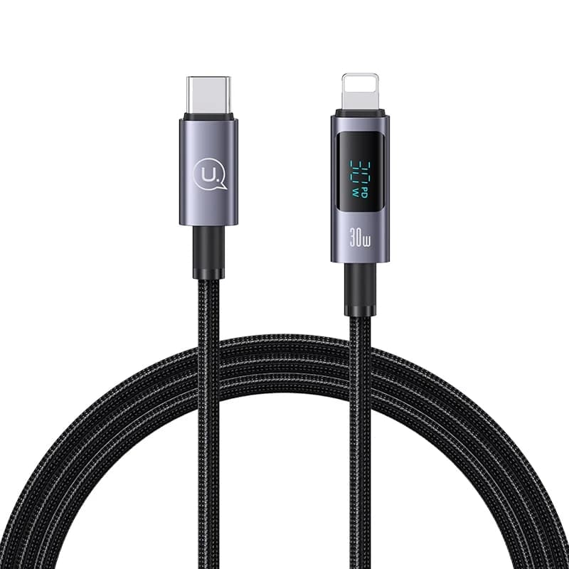 کابل تبدیل 30 وات USB-C به لایتنینگ یوسمز مدل SJ672 طول 1.2 متر — تصویر ۷