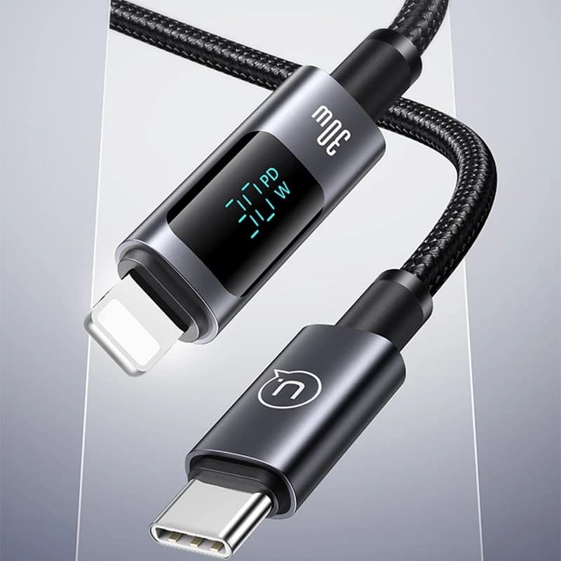 کابل تبدیل 30 وات USB-C به لایتنینگ یوسمز مدل SJ672 طول 1.2 متر — تصویر ۲