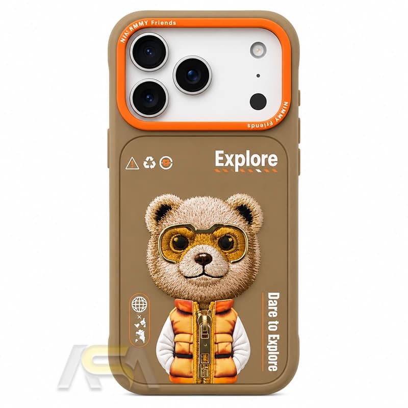 کاور NIMMY مدل 3D Embroidery Winter Jacket مناسب برای iPhone 17 ProMax — تصویر ۸