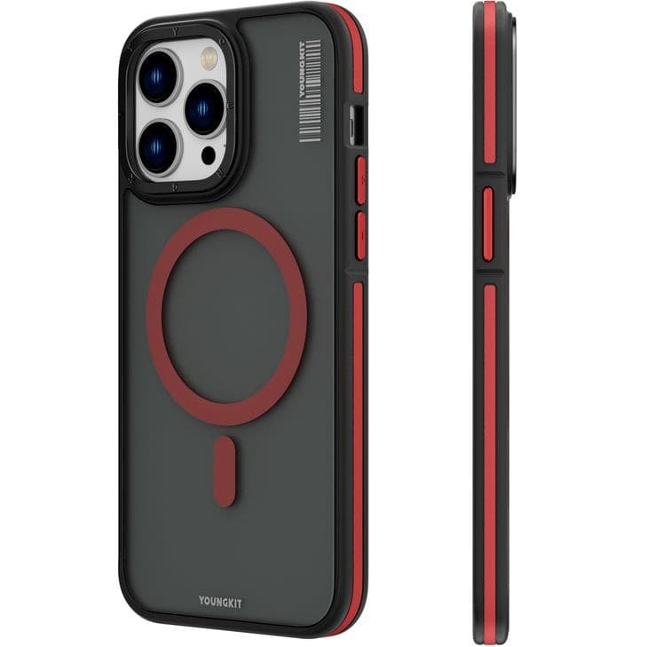 کاور YOUNGKIT مدل Rock Sand Skin Feel Magsafe Series مناسب برای Apple iPhone 13/14 — تصویر ۷