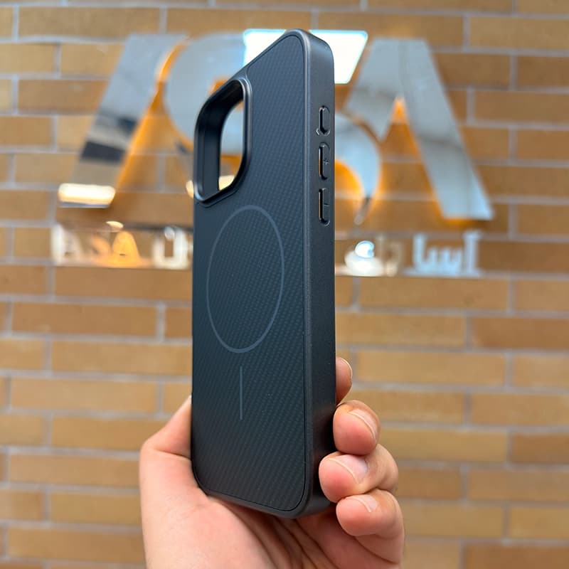 کاور مگ سیف طرح کربن برند Tadamall مناسب برای iPhone 16 ProMax — تصویر ۷