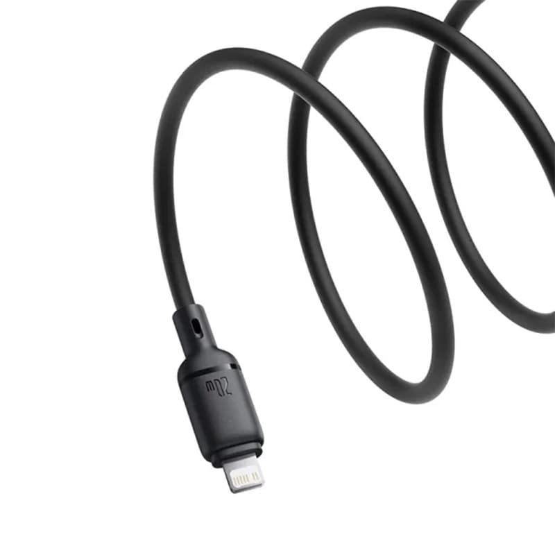 کابل شارژ سریع USB-C به Lightning بیسوس مدل Silky 20W طول 1m — تصویر ۳