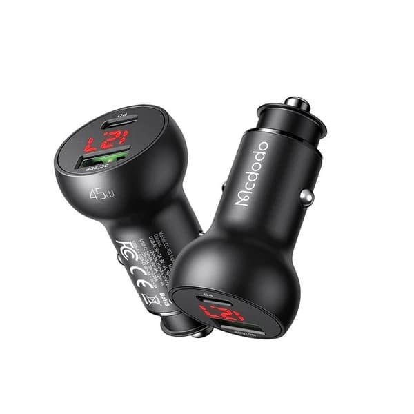 شارژر فندکی دو پورت مک دودو Mcdodo CC-7030 توان 45 وات — تصویر ۱۱