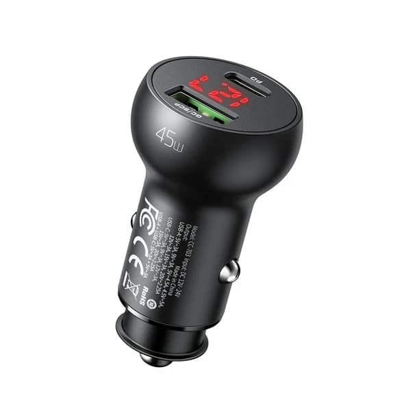 شارژر فندکی دو پورت مک دودو Mcdodo CC-7030 توان 45 وات