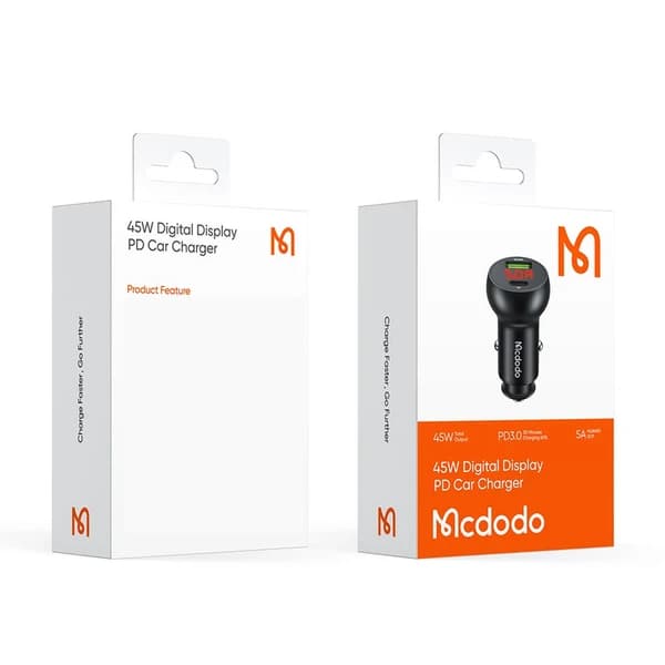 شارژر فندکی دو پورت مک دودو Mcdodo CC-7030 توان 45 وات — تصویر ۶