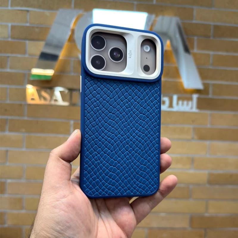 کاور چرمی مگ سیف KAJSA مدل Pearl Pattern مناسب برای iPhone 17 Pro — تصویر ۶
