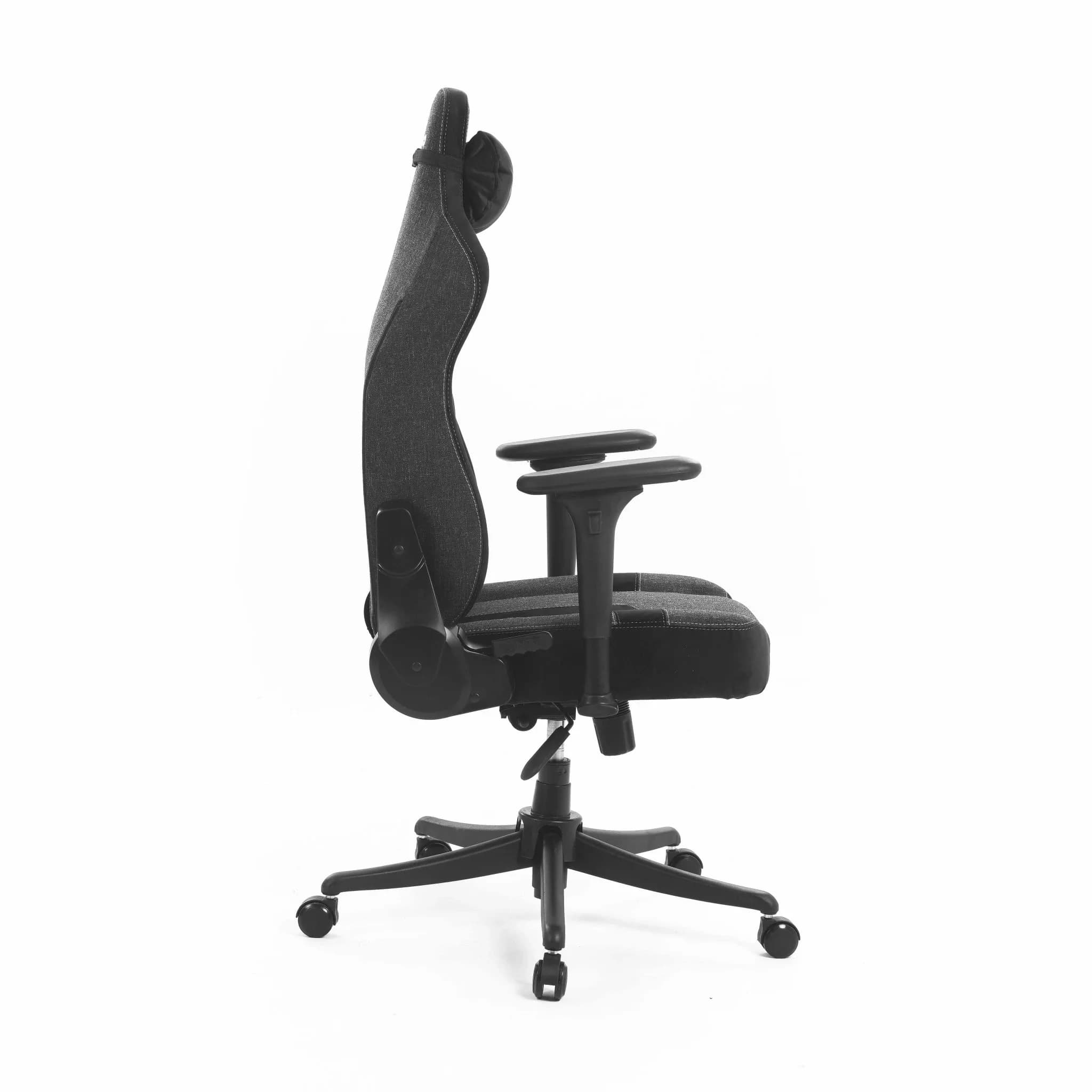 صندلی گیمینگ رنزو RENZO Dynamic Fabric Black — تصویر ۴